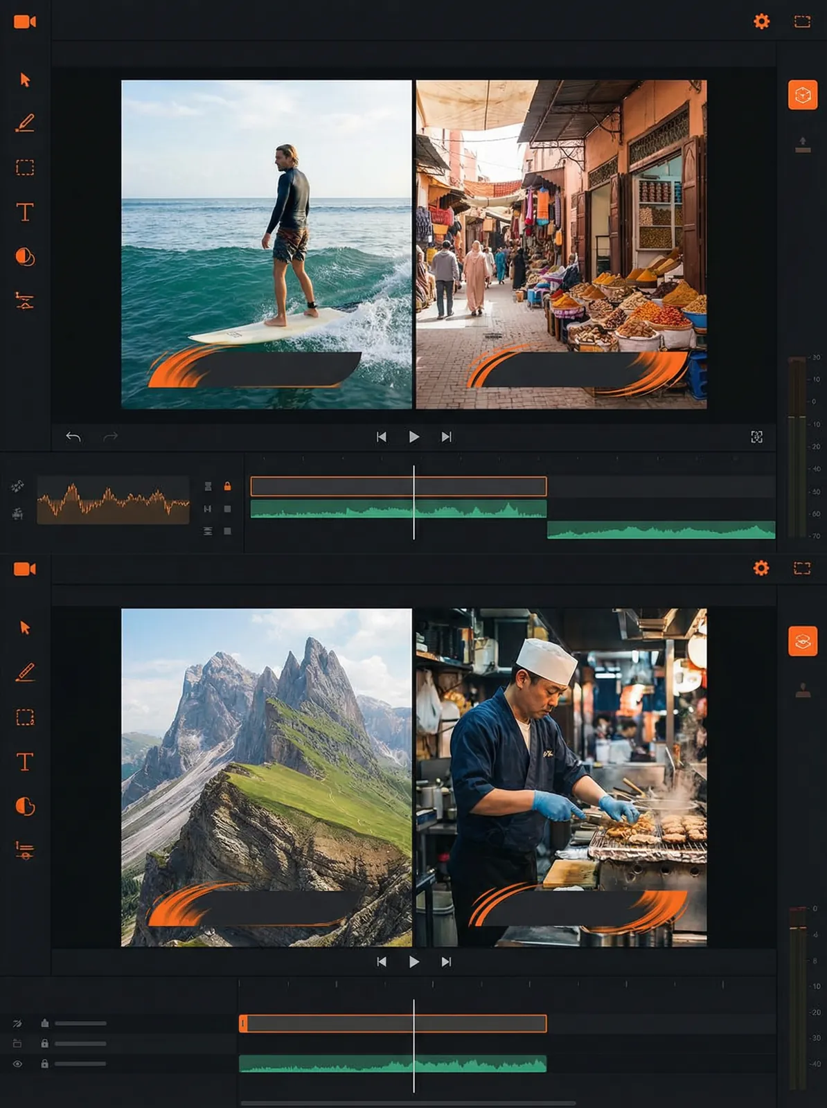 牛牛体育app Vlog开场模板设计